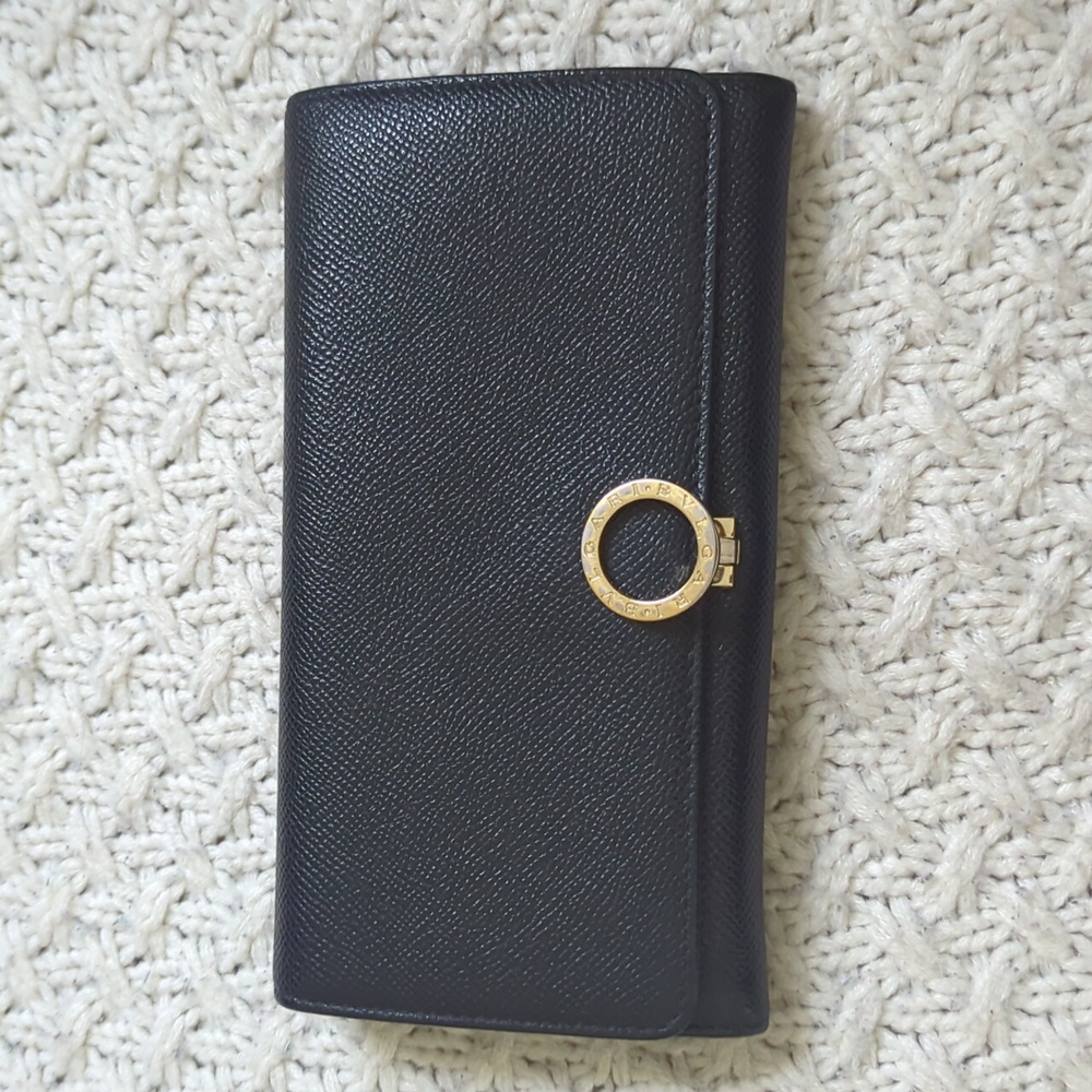 Bulgari clip large wallet